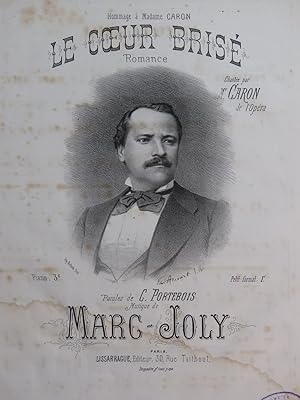 Bild des Verkufers fr JOLY Marc Le Coeur Bris Chant Piano ca1877 zum Verkauf von partitions-anciennes