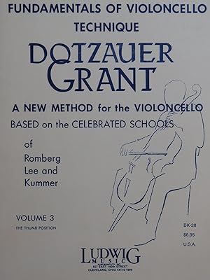 GRANT Francis Fundamentals of Violoncello Technique Violoncelle 1972