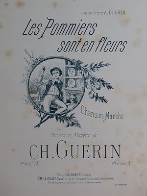 Imagen del vendedor de GUERIN Ch. Les Pommiers sont en Fleurs Chant Piano 1894 a la venta por partitions-anciennes