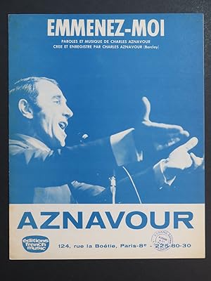 Emmenez-moi Charles Aznavour Chant Piano 1967