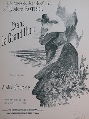 Seller image for COLOMB Andr Dans la Grand'Hune Chant Piano ca1901 for sale by partitions-anciennes
