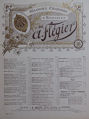 Seller image for FLGIER A. Le Cor Chant Piano for sale by partitions-anciennes