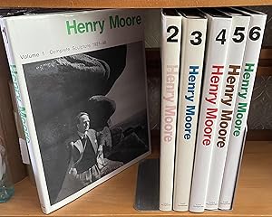 Seller image for HENRY MOORE Complete Sculpture - Complete in 6 Volumes [set] - final revised edition- final revised editions of sculpture catalogues raisonns. for sale by Handsworth Books PBFA