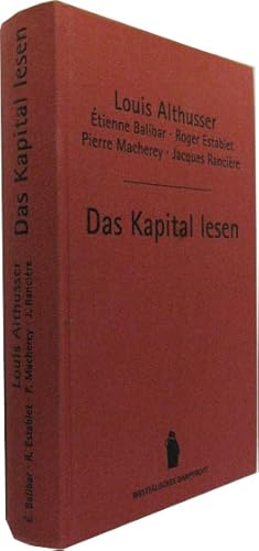 Bild des Verkufers fr Das Kapital lesen. Vollstndige und ergnzte Ausgabe mit Retraktationen zum Kapital zum Verkauf von Rotes Antiquariat