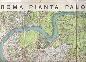 Roma Pianta Panoramica. [Carta geografica, senza scala]. Systema Cartografico "Indiveri".