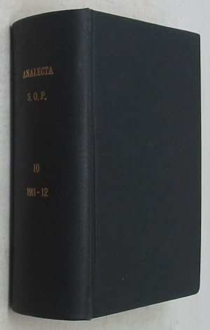 Imagen del vendedor de Analecta Sacri Ordinis Fratrum Praedicatorum: Volumen Decimum a la venta por Powell's Bookstores Chicago, ABAA