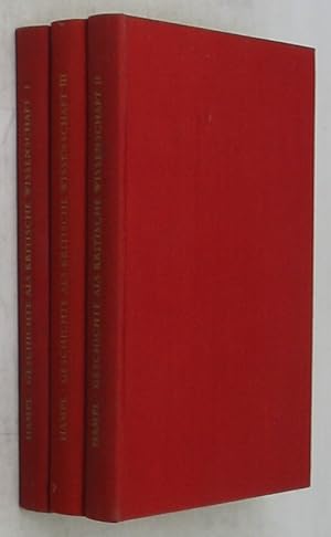 Bild des Verkufers fr Geschichte als Kritische Wissenschaft (Three Volume Set) zum Verkauf von Powell's Bookstores Chicago, ABAA