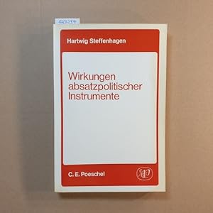 Seller image for Wirkungen absatzpolitischer Instrumente : Theorie u. Messung d. Marktreaktion for sale by Gebrauchtbcherlogistik  H.J. Lauterbach
