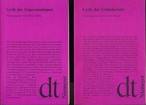 Seller image for Lyrik des Expressionismus + Lyrik der Grnderzeit. for sale by Augusta-Antiquariat GbR