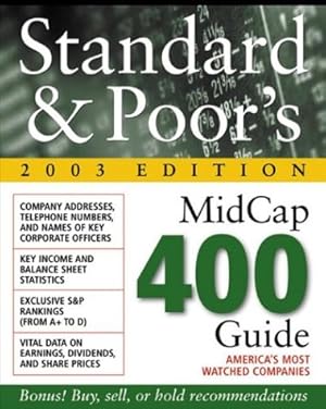 Image du vendeur pour Standard & Poor's Midcap 400 Guide : 2003 Edition mis en vente par Books for Life