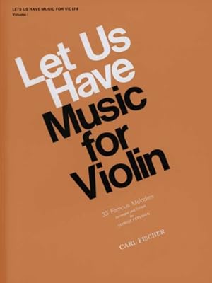 Immagine del venditore per O3206 - Let Us Have Music for Violin - Vol. 1 venduto da Books for Life
