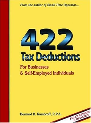 Immagine del venditore per 422 Tax Deductions for Businesses and Self-Employed Individuals (422 Tax Deductions for Businesses & Self-Employed Individuals) venduto da Books for Life