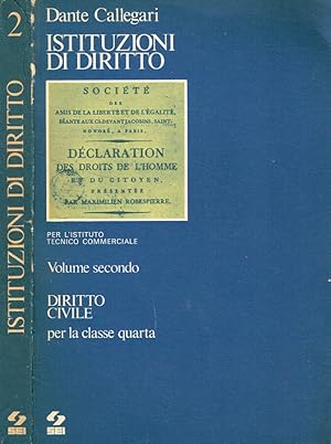 Seller image for Istituzioni di diritto vol.II Diritto civile for sale by Biblioteca di Babele