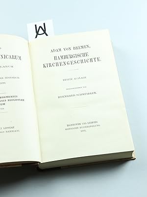 Adam von Bremen, Hamburgische Kirchengeschichte. Magistri Adam Bremensis Gesta Hammaburgensis Ecc...