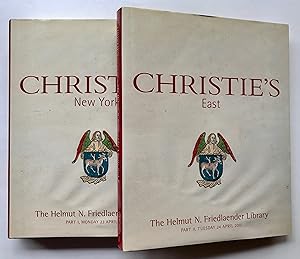 Christie's; Christie's East: The Helmut N. Friedlaender Library, Part i and Ii. New York, 23 and ...