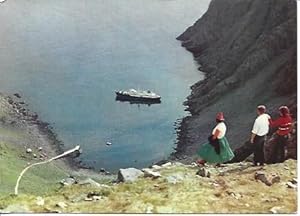 Bild des Verkufers fr POSTAL A5139: Desfiladero en Nordkapp, Noruega zum Verkauf von EL BOLETIN