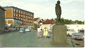 Bild des Verkufers fr POSTAL A5152: Estatua de Oscar Wisting en Larvik, Noruega zum Verkauf von EL BOLETIN