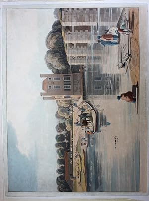Image du vendeur pour Original print "Datchet Ferry near Windsor", 1818. mis en vente par Vortex Books