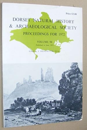 Imagen del vendedor de Dorset Natural History & Archaeological Society Proceedings for 1972. Volume 94 a la venta por Nigel Smith Books