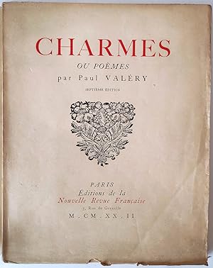 Image du vendeur pour Charmes ou pomes mis en vente par Librairie Lis Tes Ratures