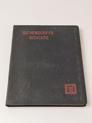 Imagen del vendedor de Eichendorffs Gedichte - Statuen deutscher Kultur Band XV a la venta por BcherBirne