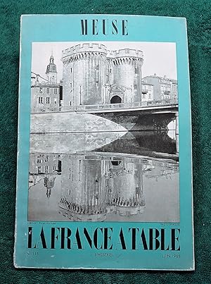 LA FRANCE A TABLE. Meuse. n°115, Juin 1965. Tourisme, gastronomie, coutumes