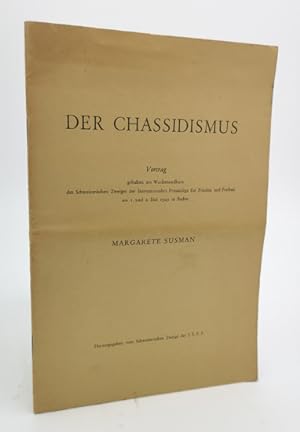 Imagen del vendedor de Der Chassidismus. a la venta por Occulte Buchhandlung "Inveha"