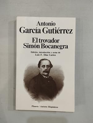 Image du vendeur pour El trovador Simn Bocanegra mis en vente par Saturnlia Llibreria