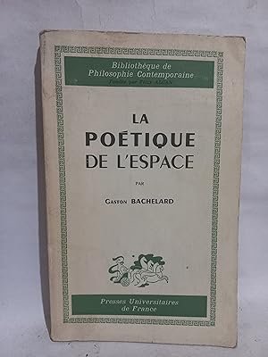 Imagen del vendedor de La Potique de L'Espace a la venta por Libros de Ultramar Alicante