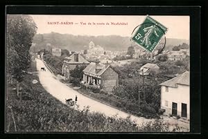 Image du vendeur pour Carte postale Saint-Saens, Vue de la route de Neufchatel mis en vente par Bartko-Reher