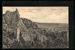 Bild des Verkufers fr Ansichtskarte Tiflis, Le jardin botanique zum Verkauf von Bartko-Reher