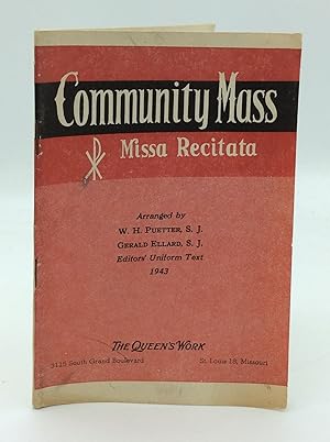 Bild des Verkufers fr COMMUNITY MASS: Missa Recitata zum Verkauf von Kubik Fine Books Ltd., ABAA