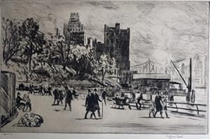 (CITYSCAPE- New York) Original Signed Etching