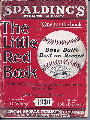 Seller image for The Little Red Book "One For The Book" ( 1930 ) Official Major League Statistics from 1876 to Date for sale by Willis Monie-Books, ABAA