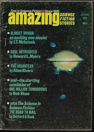 Image du vendeur pour AMAZING Stories: January, Jan. 1971 ("One Million Tomorrows") mis en vente par Books from the Crypt