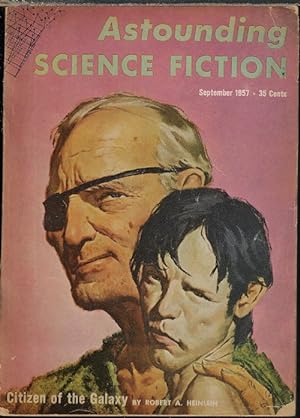 Imagen del vendedor de ASTOUNDING Science Fiction: September, Sept. 1957 ("Citizen of the Galaxy") a la venta por Books from the Crypt