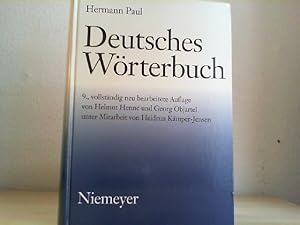 Deutsches Wörterbuch. Hermann Paul