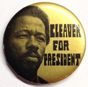 Cleaver for President (pinback button)