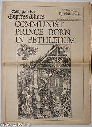 Seller image for San Francisco Express Times: vol. 1, #49, December 24, 1968: Communist Prince Born in Bethlehem for sale by Bolerium Books Inc.