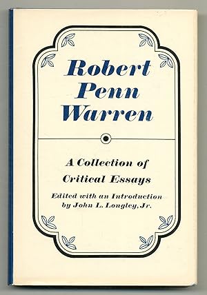 Seller image for Robert Penn Warren: A Collection of Critical Essays for sale by Between the Covers-Rare Books, Inc. ABAA