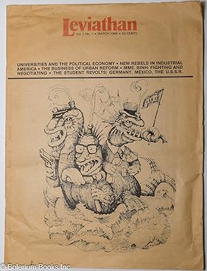 Bild des Verkufers fr Leviathan: vol. 1, #1, March 1969 zum Verkauf von Bolerium Books Inc.