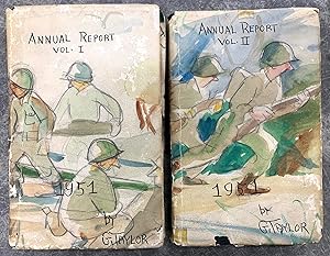 [Marlboro College] [Military] American Soldier Gib Taylor's "Annual Reports", 1951-1954. Germany,...