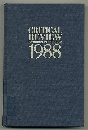 Seller image for Critical Review of Books in Religion, 1988 for sale by Between the Covers-Rare Books, Inc. ABAA