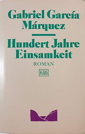 Imagen del vendedor de Hundert Jahre Einsamkeit Roman a la venta por Antiquariat Buchhandel Daniel Viertel