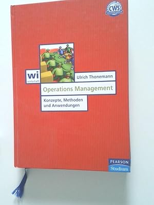 Imagen del vendedor de Operations Management Ulrich Thonemann. Unter Mitarb. von Marc Albers . a la venta por Antiquariat Buchhandel Daniel Viertel