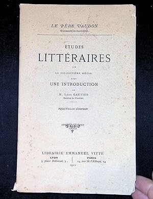 Seller image for Etudes littraires sur le dix-neuvime sicle for sale by LibrairieLaLettre2