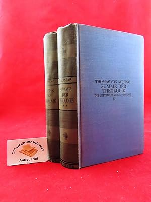 Summe der Theologie. Zusammengefaßt, eingeleitet und erläutert von Joseph Bernhart.DREI (3) Bände...