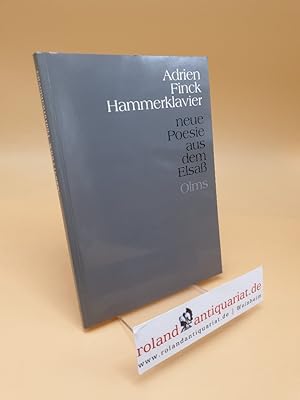 Bild des Verkufers fr Hammerklavier ; neue Poesie aus dem Elsa ; Band 27 zum Verkauf von Roland Antiquariat UG haftungsbeschrnkt