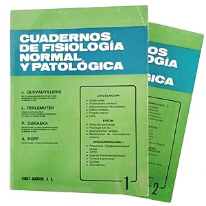 Seller image for CUADERNOS DE FISIOLOGA NORMAL Y PATOLGICA 1 Y 2 for sale by LIBRERIA CLIO