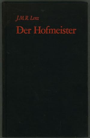 Bild des Verkufers fr Der Hofmeister. Synoptische Ausgabe von Handschrift und Erstdruck. Hrsg. von Michael Kohlenbach. zum Verkauf von Antiquariat Neue Kritik